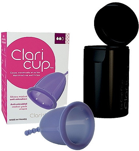 Menstruationstasse aus Silikon Größe L - Claripharm Claricup Menstrual Cup — Bild N1