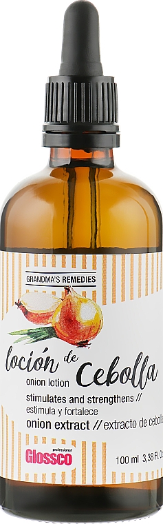 Lotion zur Stimulierung des Haarwachstums mit Zwiebeln - Glossco Grandma's Remedies Onion Lotion — Bild N1