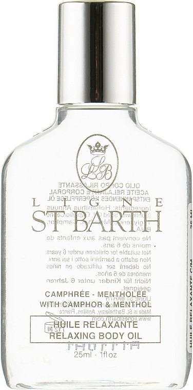 Kampfer- und Menthol-Körperöl - Ligne St Barth Relaxing Body Oil With Camphor & Menthol — Bild N1