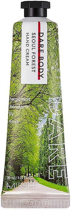 Handcreme - Missha Dare Body Hand Cream Seoul Forest — Bild N1