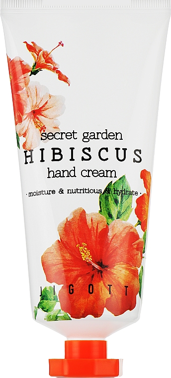 Anti-Aging-Handcreme mit Hibiscus - Jigott Secret Garden Hibiscus Hand Cream — Bild N1
