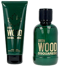 Dsquared2 Green Wood Pour Homme - Duftset (Eau de Toilette 100ml + Duschgel 150ml) — Bild N2