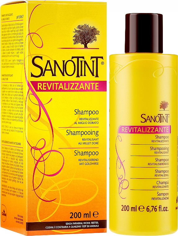 Revitalisierendes Shampoo mit Goldhirse - Sanotint Shampoo — Bild N1