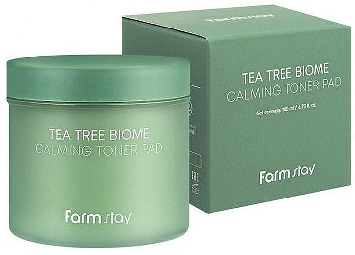 Beruhigender Toner - FarmStay Tea Tree Biome Calming Toner Pad — Bild N1