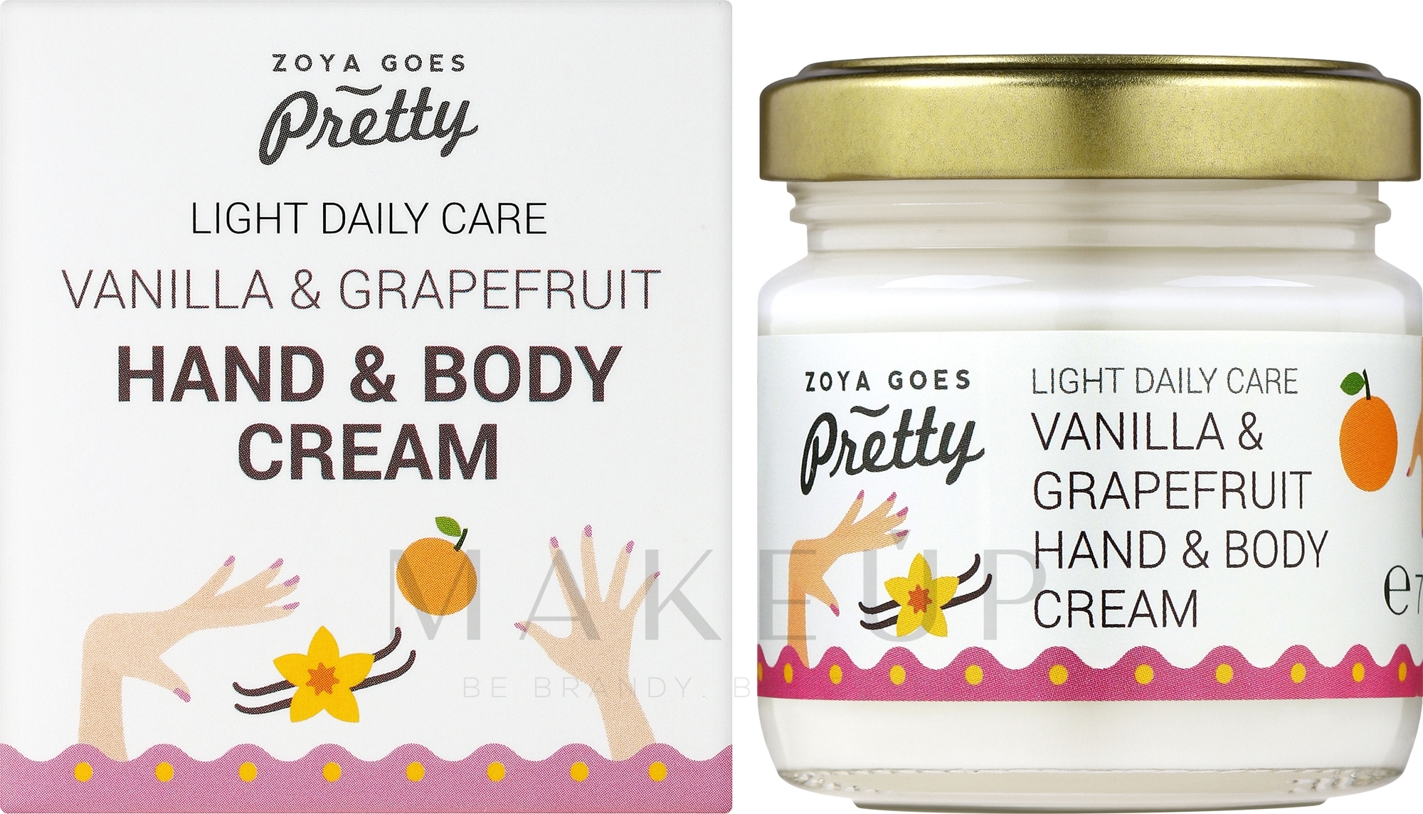 Handcreme - Zoya Goes Pretty Vanilla & Grapefruit Hand Cream — Bild 70 g