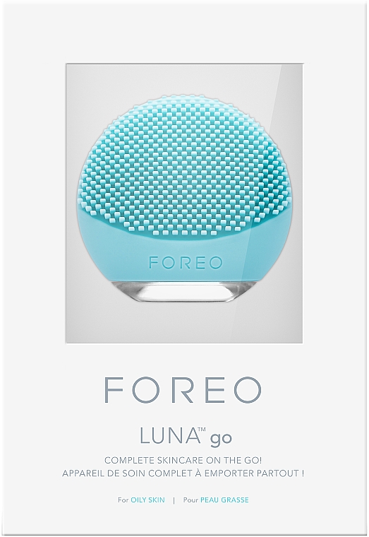 Kompakte Gesichtsreinigungsbürste für fettige Haut - Foreo Luna Go For Oily Skin — Bild N3