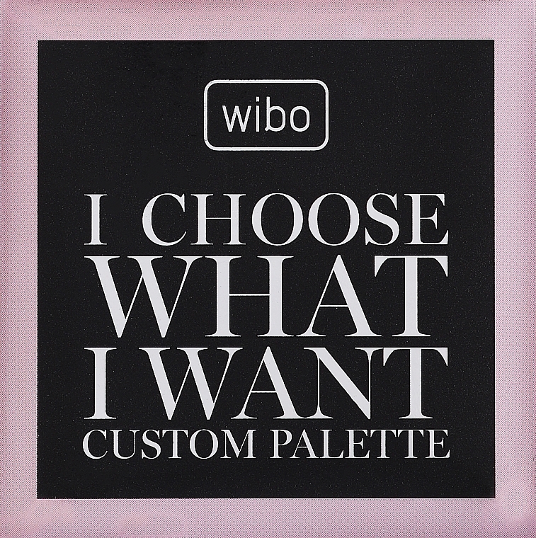 Leere Magnet-Palette - Wibo I Choose What I Want Empty Case — Bild N2