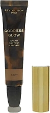 Konturierender Creme-Bronzer - Revolution Pro Goddess Glow Cream Contour & Bronzer — Bild N2
