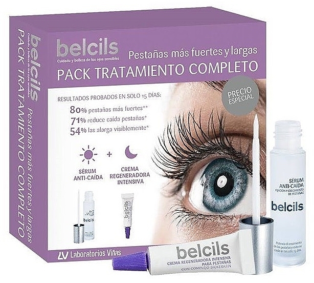 Nagellack-Set - Belcils Set (eyelash/ser/3ml + eyelash/cr/4ml) — Bild N1