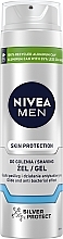 Düfte, Parfümerie und Kosmetik Antibakterielles Rasiergel Silver Protect - Nivea For Men Silver Protect Shaving Gel
