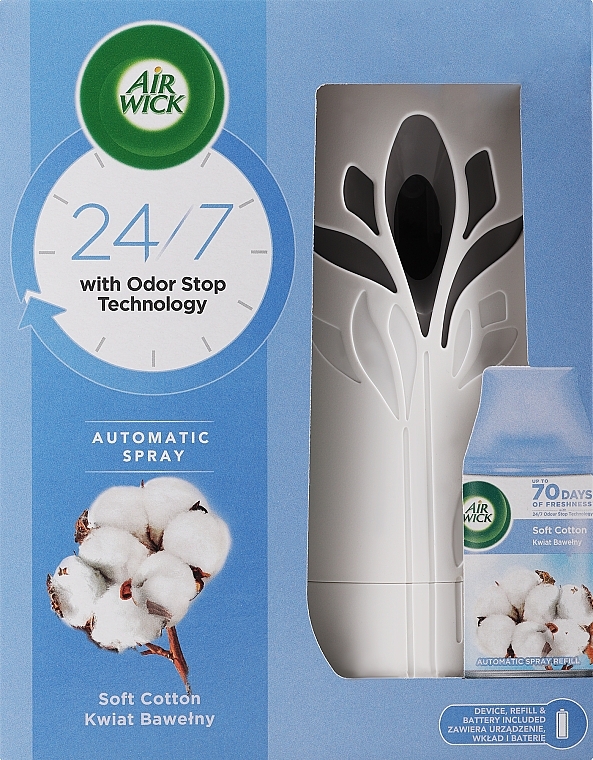 Automatischer Lufterfrischer Soft Cotton - Air Wick Freshmatic Life Scents — Bild N1