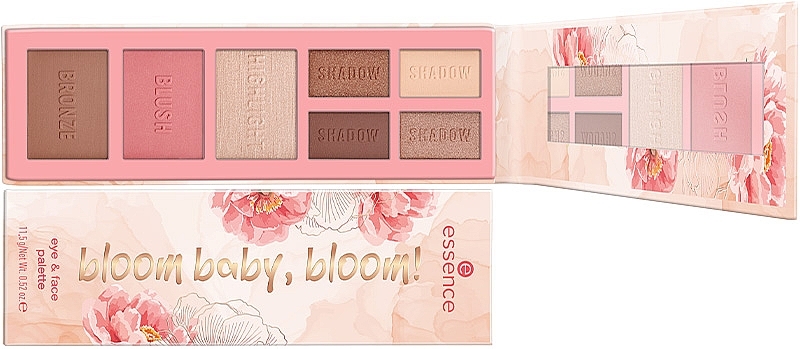 Make-up-Palette - Essence Bloom Baby, Bloom! Eye & Face Palette — Bild N1