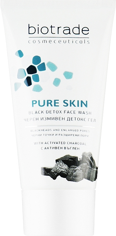 Entgiftungsgel mit Kohlenstoff und Milchsäure - Biotrade Pure Skin Black Detox Face Wash — Bild N3