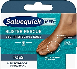Düfte, Parfümerie und Kosmetik Pflaster gegen Schwielen 6 St. - Salvequick Med Blister Rescue Toes