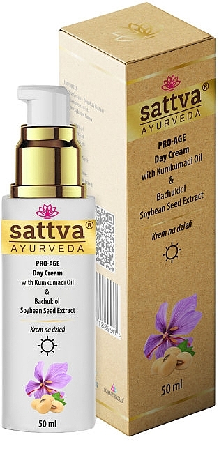 Tagescreme - Sattva Ayurveda Pro-age With Kumkumadi Oil And Bakuchiol — Bild N1