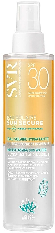 Sonnenschutzwasser - SVR Sun Secure Eau Solaire Moisturising Sun Water SPF30+ — Bild N1