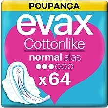 Düfte, Parfümerie und Kosmetik Hygienische Slipeinlagen Normal 64 St. - Evax Cottonlike
