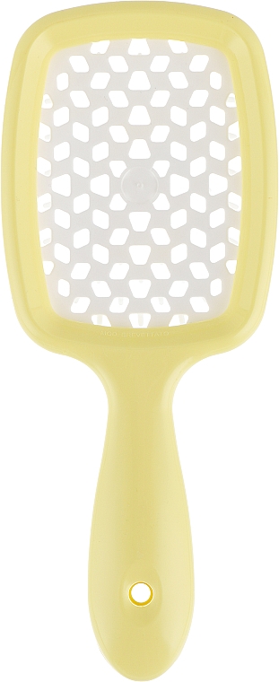 Haarbürste gelb-weiß - Janeke Superbrush Small — Bild N2