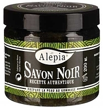 Schwarze Peelingseife - Alepia Authentic Black Soap — Bild N1