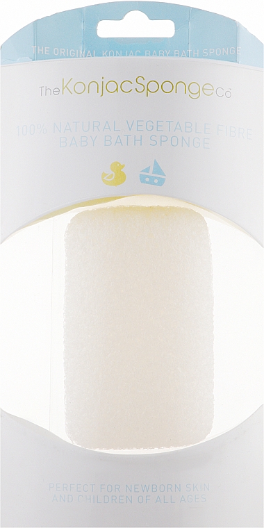 100% Natürlicher Konjac-Schwamm für Babys - The Konjac Sponge Company Premium Baby Bath Sponge — Bild N2