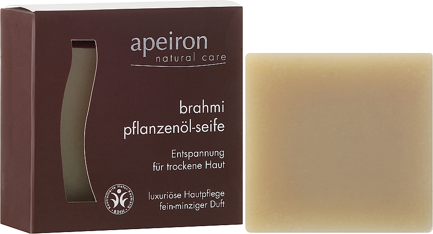Haarseife für trockenes Haar - Apeiron Brahmi Plant Oil Soap — Bild N1