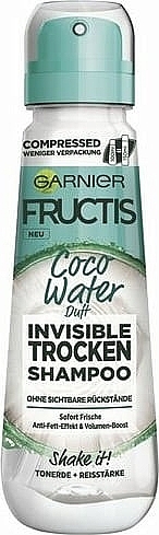 Trockenshampoo Kokosnusswasser - Garnier Fructis Dry Shampoo Coco Water — Bild N1