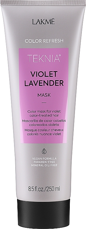 Haarmaske - Lakme Teknia Color Refresh Violet Lavender Mask — Bild N1