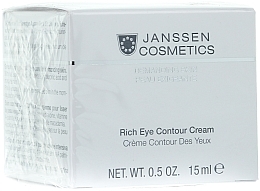 Pflegende Augencreme - Janssen Cosmetics Rich Eye Contour Cream — Bild N1