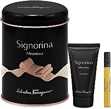 Salvatore Ferragamo Signorina Misteriosa - Duftset (Eau de Parfum Mini 5ml + Körperlotion 30ml)  — Bild N1