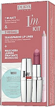 Düfte, Parfümerie und Kosmetik Make-up Set - Pupa I'm Kit With Repairing Mask, Transparent Lip Liner And I'm Matt Lipstick