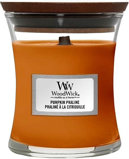 Duftkerze im Glas - Woodwick Pumpkin Praline Scented Candle — Bild N1