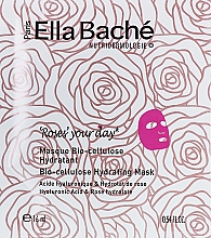 Rosa Biozellulose-Maske - Ella Bache Roses' Your Day Bio-Cellulose Hydrating Mask — Bild N1