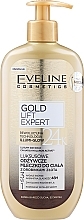 Körperlotion mit Goldpartikeln für trockene Haut - Eveline Cosmetics Luxury Expert 24K Gold Body Milk — Bild N1
