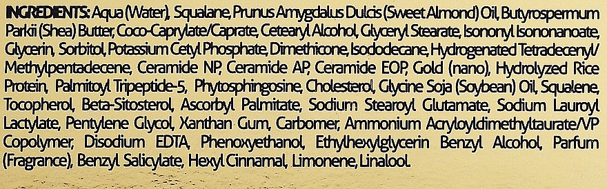 Straffende und feuchtigkeitsspendende Gesichtscreme mit 24K Gold und Ceramiden für reife und empfindliche Haut 40+ - Bielenda Golden Ceramides — Bild N3