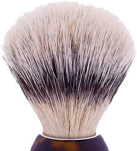 Rasierbürste ecaille - Plisson Original Shaving Brush "High Mountain White" Fibre — Bild N2