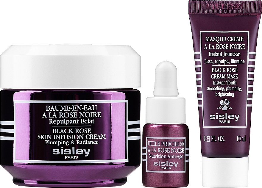 Gesichtspflegeset - Sisley Black Rose (Gesichtscreme 50ml + Gesichtsmaske 10ml + Gesichtsöl 3ml) — Bild N2