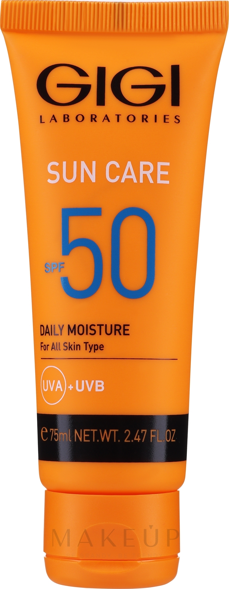 Schützende Körpercreme SPF50 - Gigi Sun Care Anti-Age Moisturizer SPF50 — Bild 75 ml