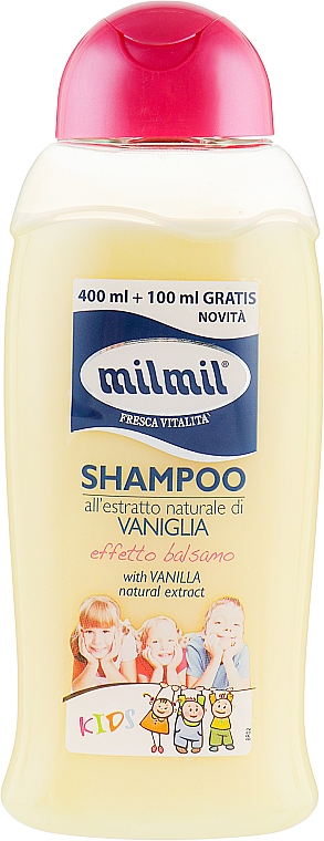 Shampoo-Balsam für Kinder mit Vanilleextrakt - Mil Mil Shampoo Kids With Vanilla Natural Extract — Bild N1