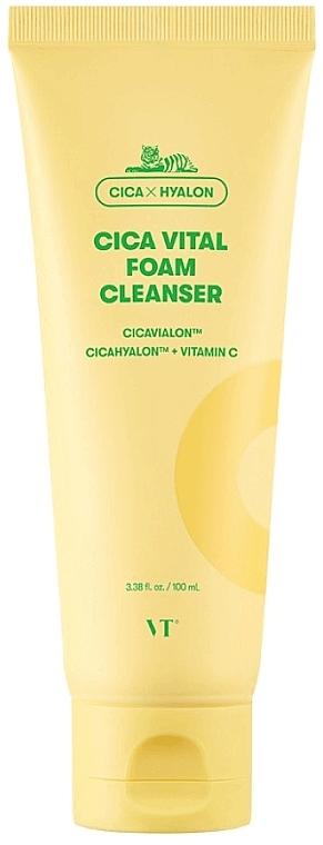 VT Cosmetics CICA Vital Foam Cleanser  - Antioxidativer Schaum mit Vitamin C — Bild N1