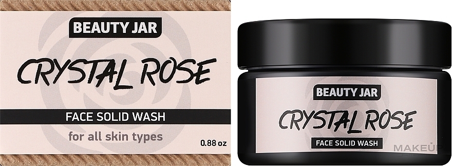 Feste Gesichtsseife Kristallrose. - Beauty Jar Face Solid Wash  — Bild N2