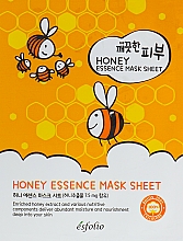 Düfte, Parfümerie und Kosmetik Feuchtigkeitsspendende und nährende Tuchmaske mit Honigextrakt - Esfolio Pure Skin Essence Mask Sheet Honey