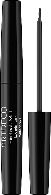 Flüssiger und wasserfester Eyeliner mit mattem Finish - Artdeco Perfect Mat Eyeliner Waterproof — Foto N1