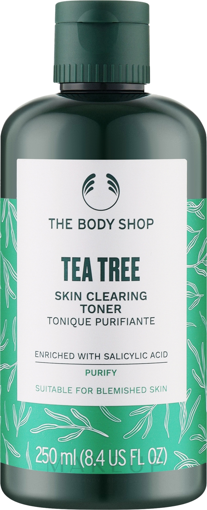 Reinigendes veganes Hautwasser mit Teebaum - The Body Shop Tea Tree Skin Clearing Toner Vegan  — Bild 250 ml