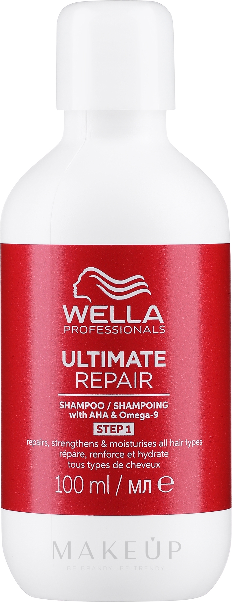 Shampoo für alle Haartypen - Wella Professionals Ultimate Repair Shampoo With AHA & Omega-9 — Bild 100 ml