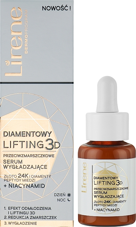 Glättendes Anti-Falten-Serum - Lirene Diamentowy Lifting 3D Serum — Bild N2