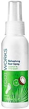 Düfte, Parfümerie und Kosmetik Avon Foot Works Refreshing Foot Spray  - Erfrischendes Fußspray mit Kokosnuss und Limette