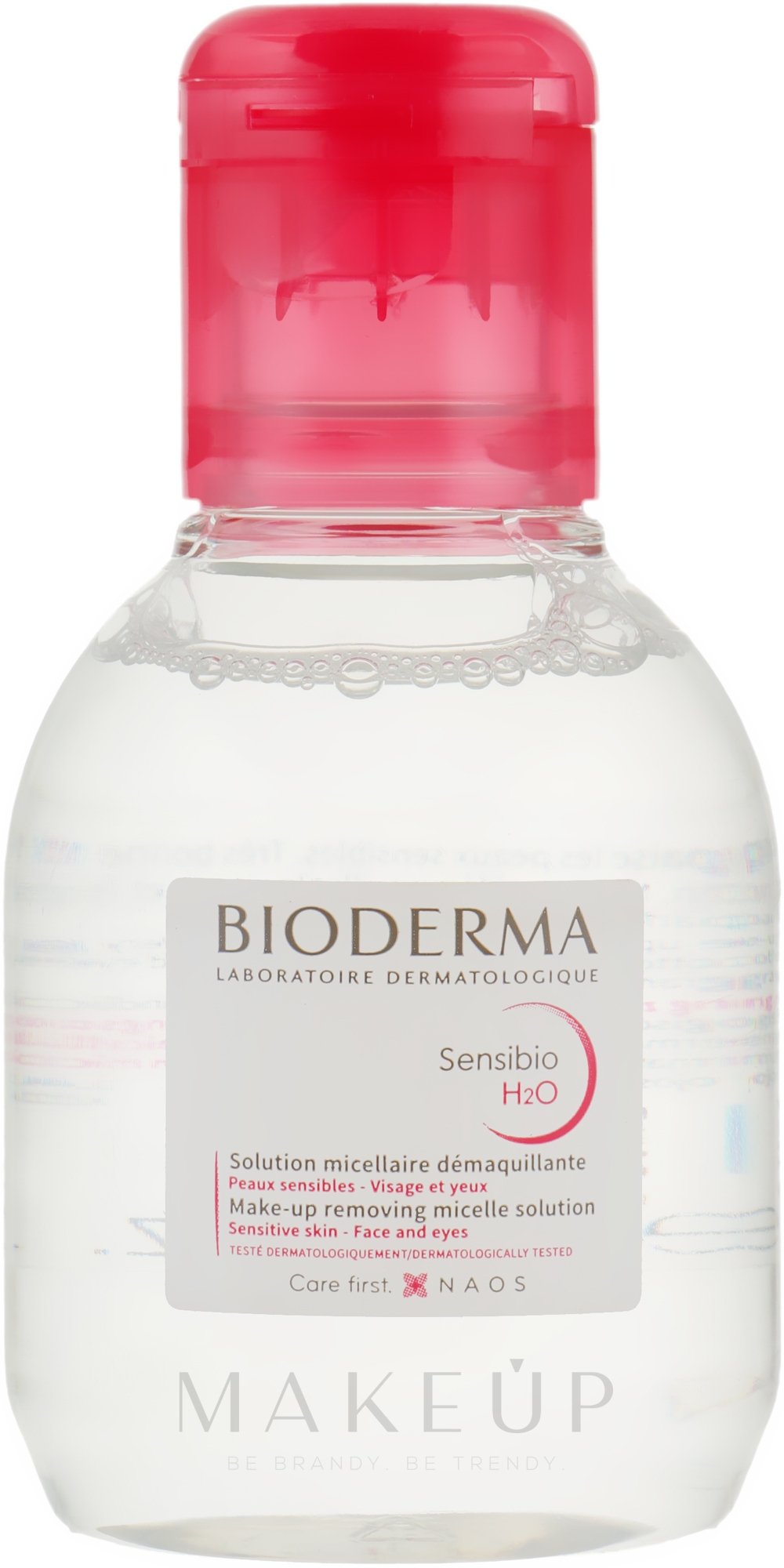 Mildes beruhigendes Mizellen-Reinigungswasser zum Abschminken für empfindliche und allergische Haut - Bioderma Sensibio H2O Micellaire Solution — Foto 100 ml