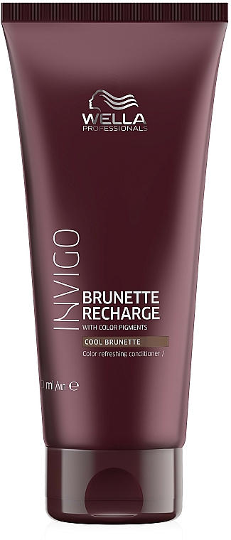 Farbauffrischender Conditioner für kühles Brünett - Wella Professionals Invigo Color Recharge Cool Brunette Conditioner — Bild N1