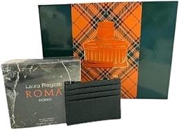 Düfte, Parfümerie und Kosmetik Laura Biagiotti Roma Uomo - Duftset (Eau de Toilette 125ml + Kartenhalter 1 St.) 