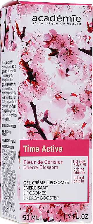 Gel-Creme für das Gesicht mit Kirschblüte - Academie Time Active Cherry Blossom Liposomes Energy Booster — Bild N2